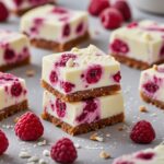 Frozen Raspberry Cheesecake Greek Yogurt Bars