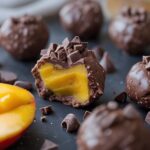 Mango Dark Chocolate Protein Bites