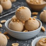 High Protein Frozen Peanut Butter Greek Yogurt Bites