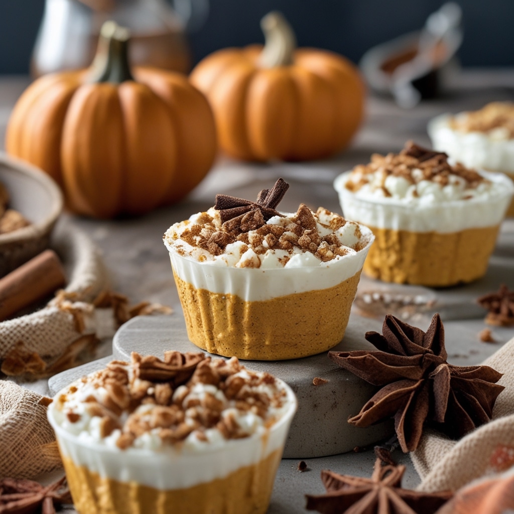 High Protein Pumpkin Spice Cottage Cheese Cups