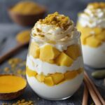 Frozen Mango Turmeric Greek Yogurt Parfait