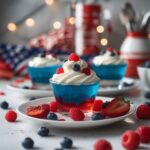 Patriotic Jello Cups: Red, White, and Blue Celebration