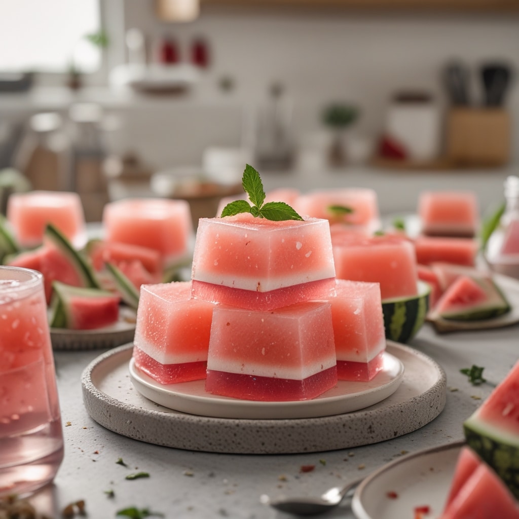 Watermelon Jello Shots for Summer Parties