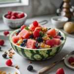 Watermelon and Berry Fruit Salad