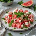 Summer Watermelon Feta Salad with Mint