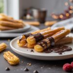 S'mores Churros with Chocolate Dipping Sauce