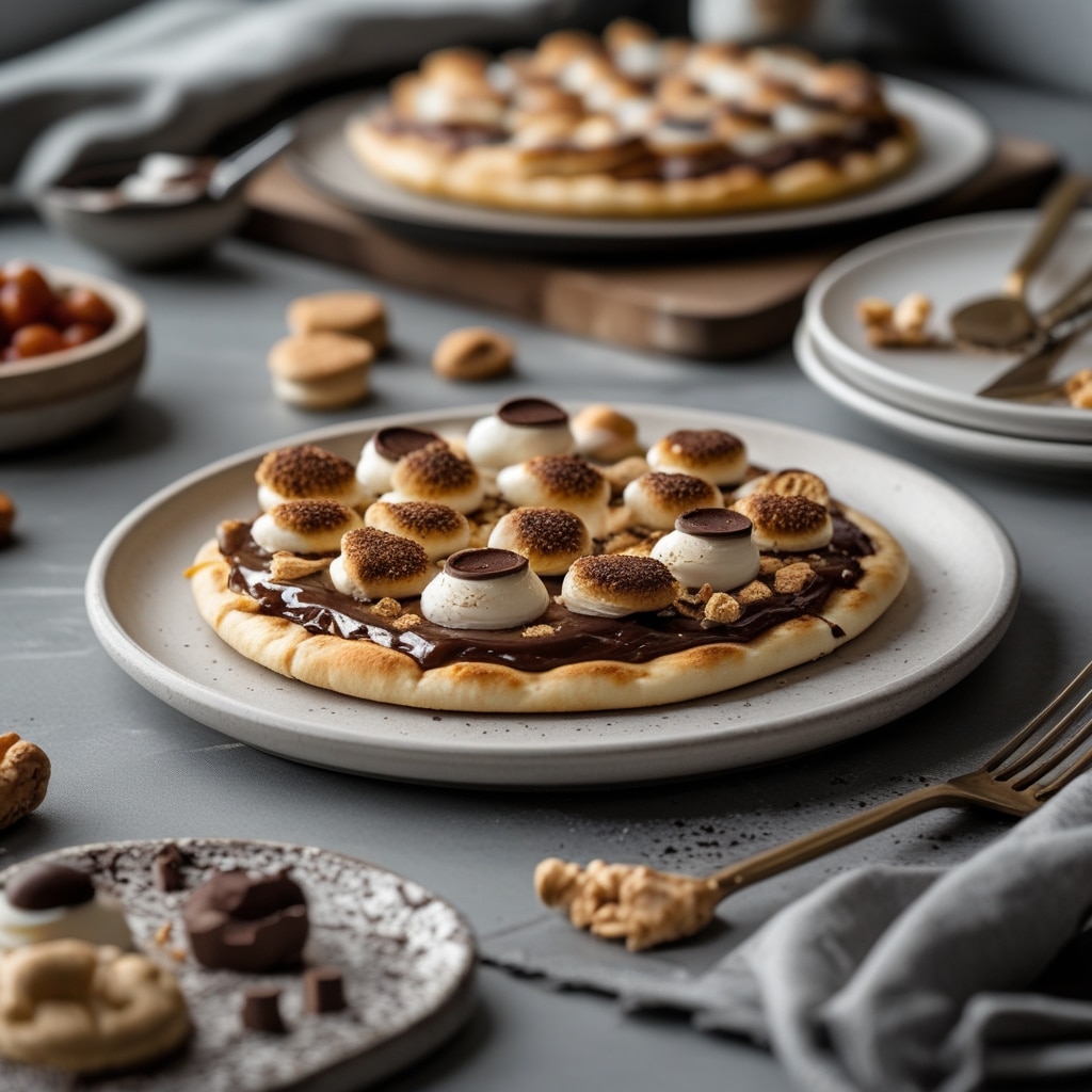 Nutella S'mores Pizza