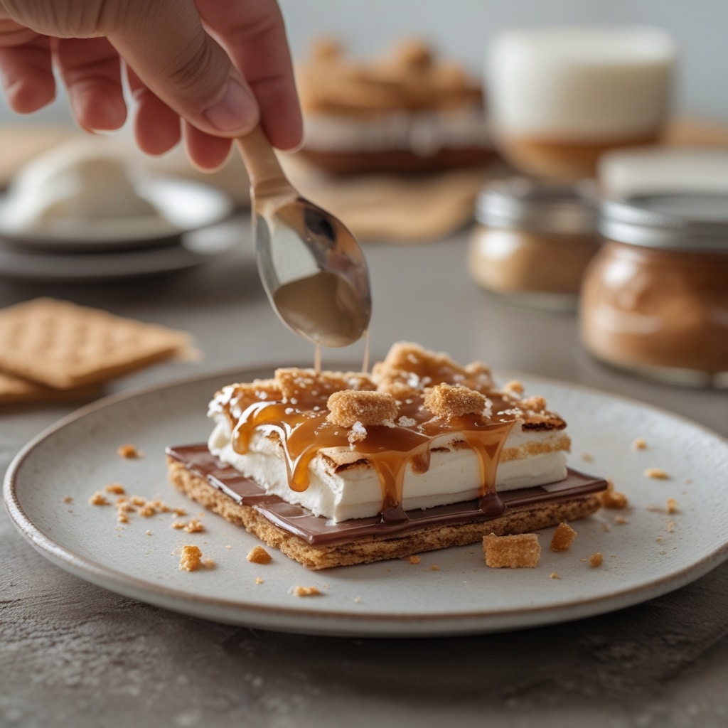 Gourmet Salted Caramel S'mores, Elevated