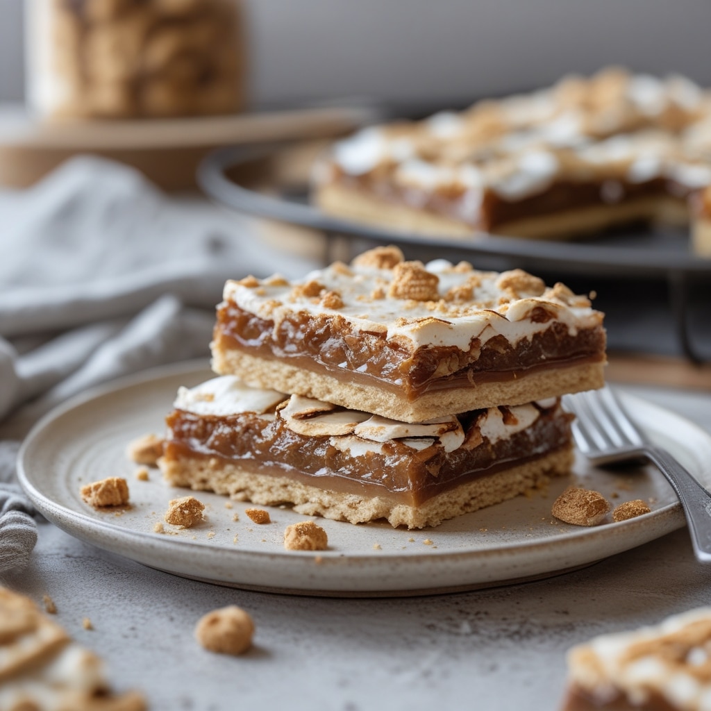 Salted Caramel S'mores Bars