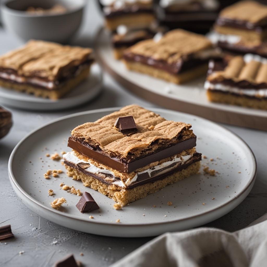 Inside-Out S'mores Bars