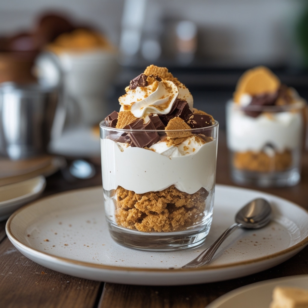 S'mores Mousse Parfait for Elegant Events