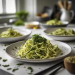Zucchini Noodles with Pesto Sauce