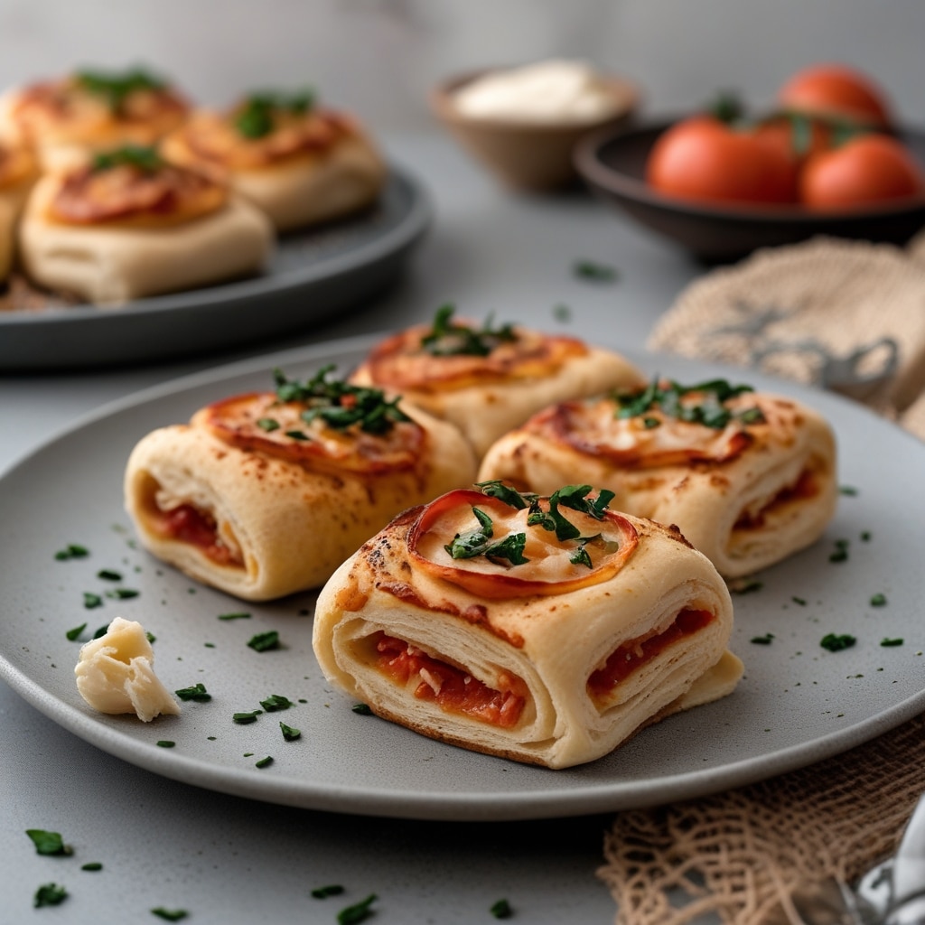 Homemade Pizza Rolls with Whole Wheat Dough