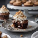 S'mores Milk Chocolate Lava Cupcake