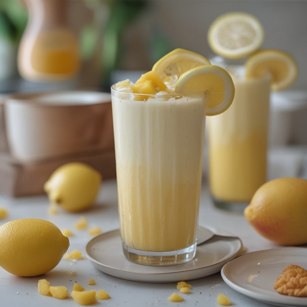 Creamy Lemon-Mango Smoothie