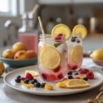 Fruit-Infused Lemonade for a Colorful Party