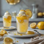 Decadent Lemonade Float with Ice Cream