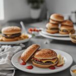 Classic American Cheeseburgers with Special Sauce