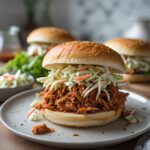 BBQ Pulled Pork Sandwiches with Coleslaw