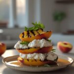 Grilled Peach and Burrata Salad