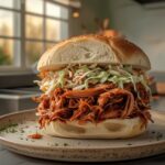 BBQ Pulled Pork Sandwiches with Coleslaw
