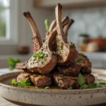 Savory Grilled Lamb Chops with Mint Sauce