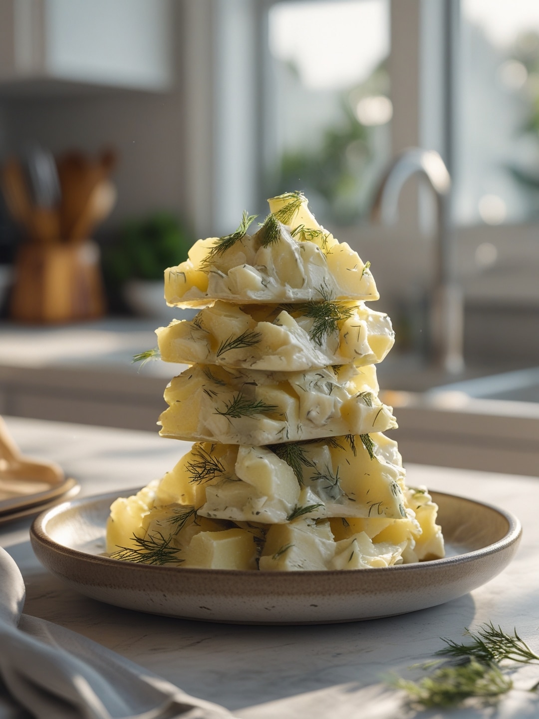 Creamy Dill Potato Salad for Labor Day Picnics