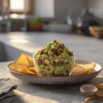 Guacamole and Bean Dip Layered Dip