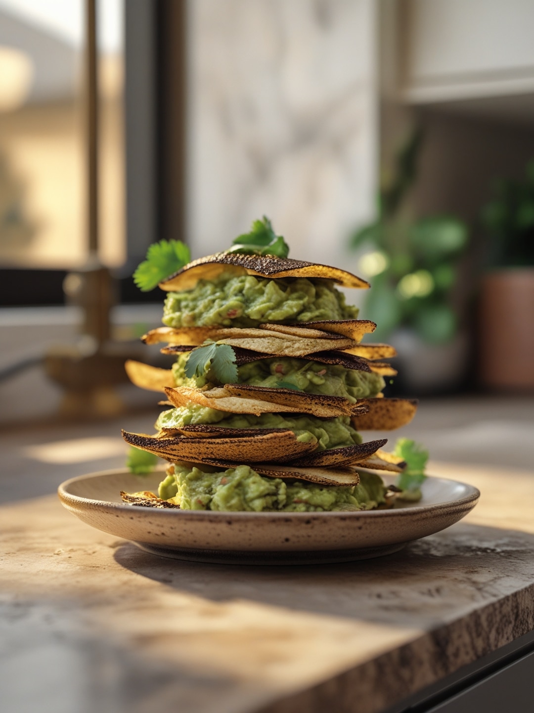 Fire Roasted Guacamole with Cilantro