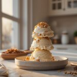No-Churn Vanilla Bean Ice Cream with Crunchy Toppings