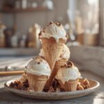 Peanut Butter Cup Ice Cream Cones