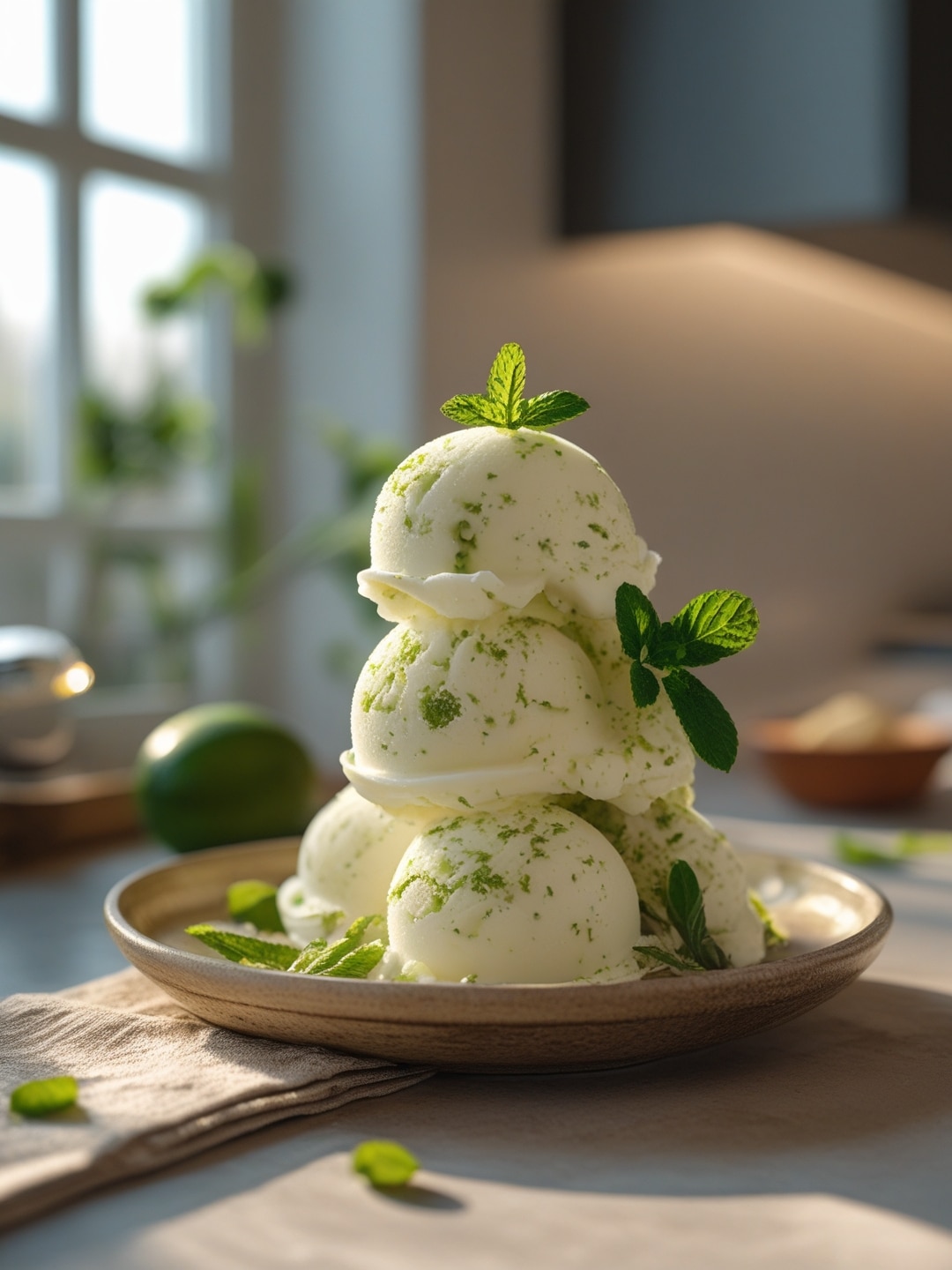 Zesty Mojito Lime Sorbet