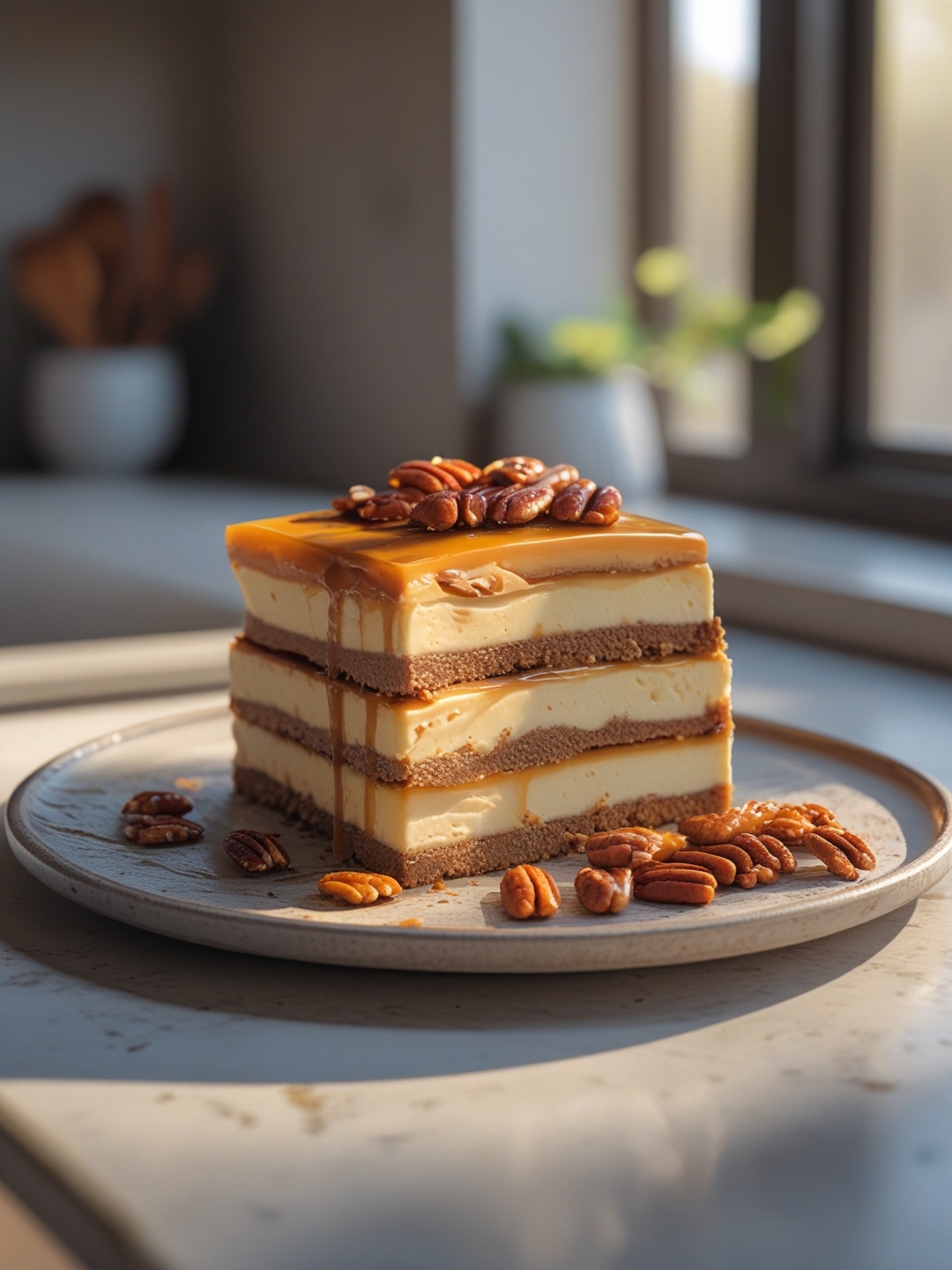 Caramel Pecan Turtle Cheesecake for the Ultimate Indulgence