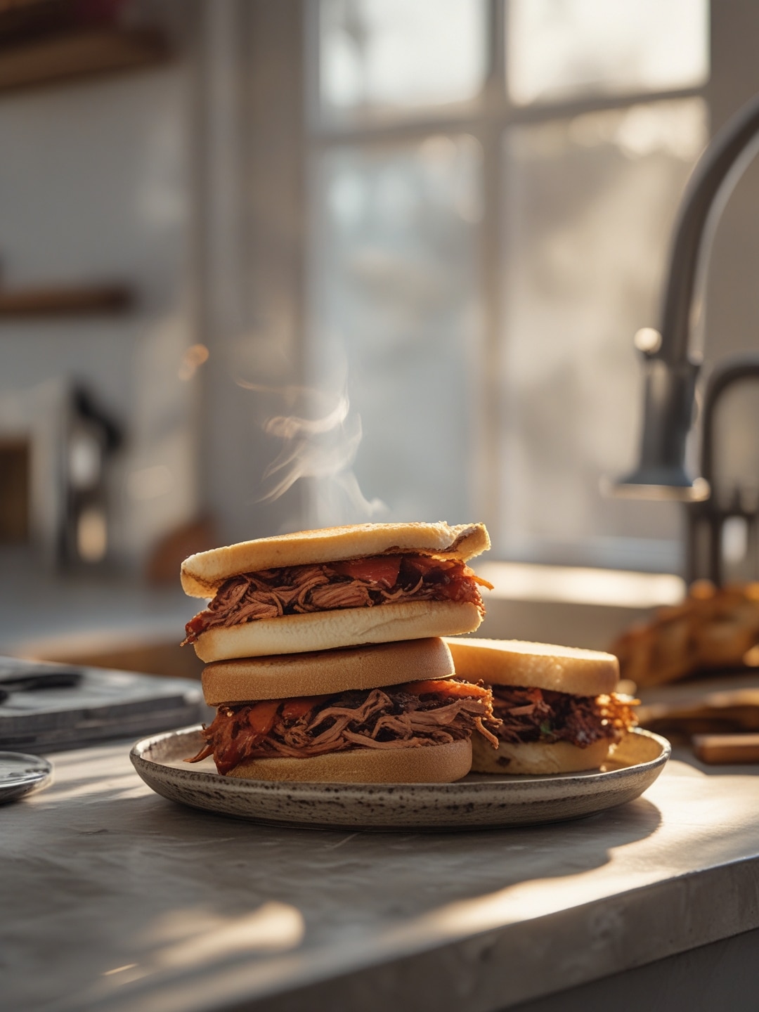 Smoky BBQ Pulled Pork Sandwiches