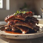 BBQ Ribs with Homemade Cola BBQ Sauce
