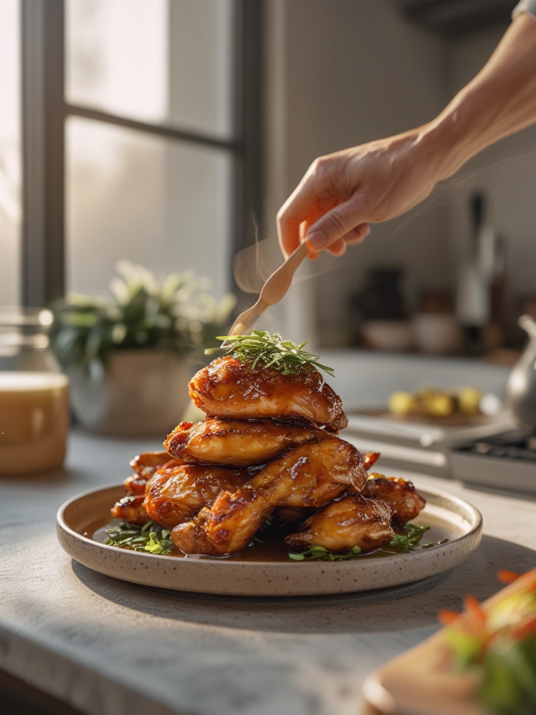 Ultimate BBQ Chicken with Honey Garlic Glaze