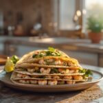 Grilled Lemony Garlic Shrimp Tacos