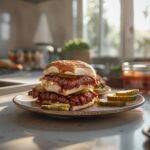 Homemade BBQ Beef Sliders with Pickles