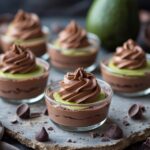 High Protein Chocolate Avocado Mousse Cups