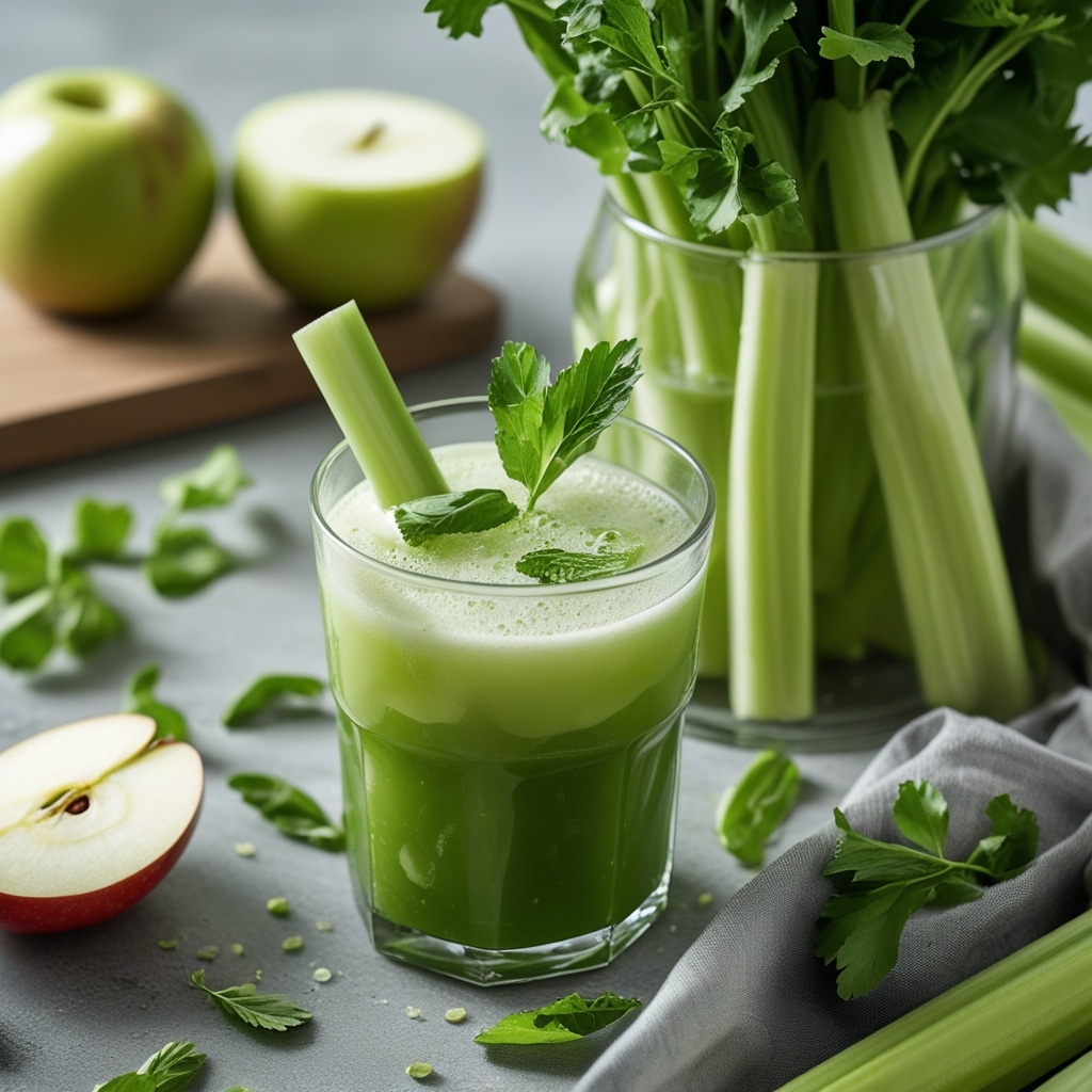 Green Apple Celery Detox Juice