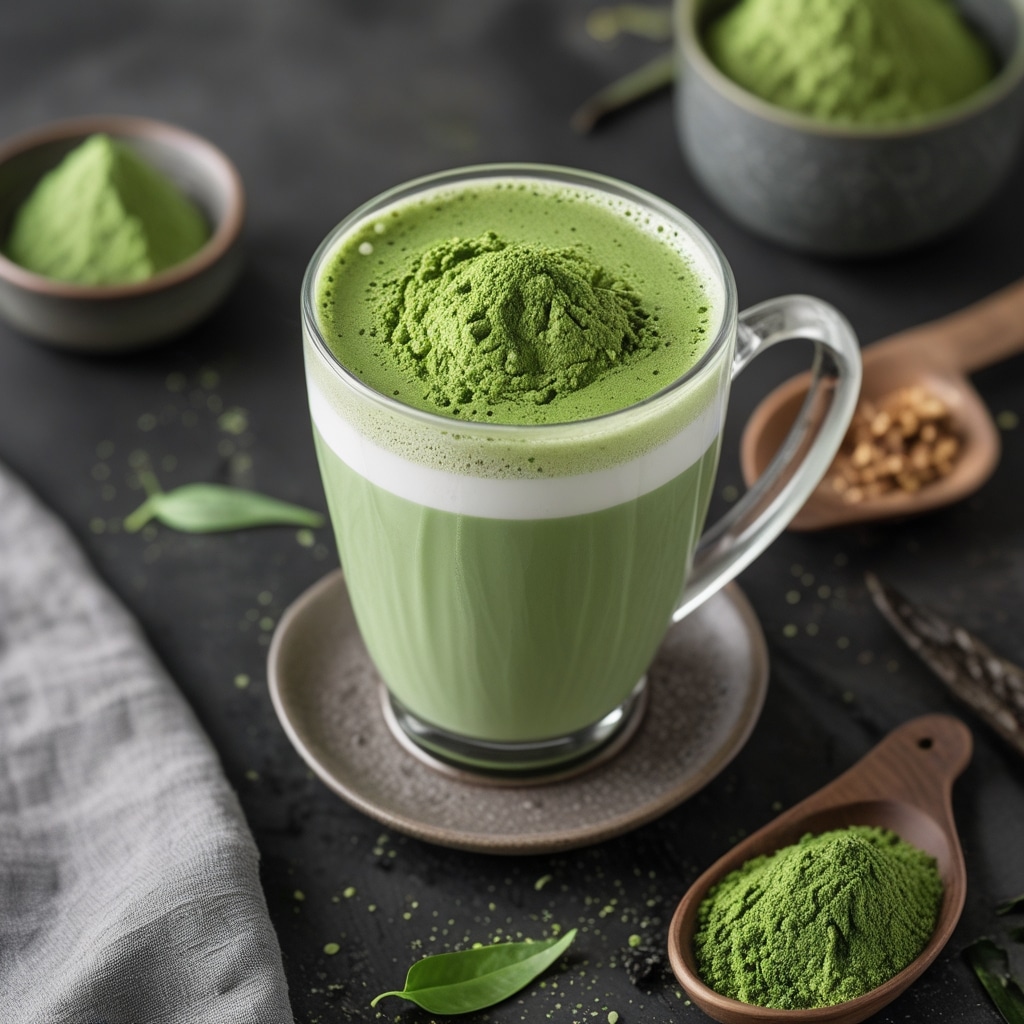 Matcha Green Tea Detox Latte