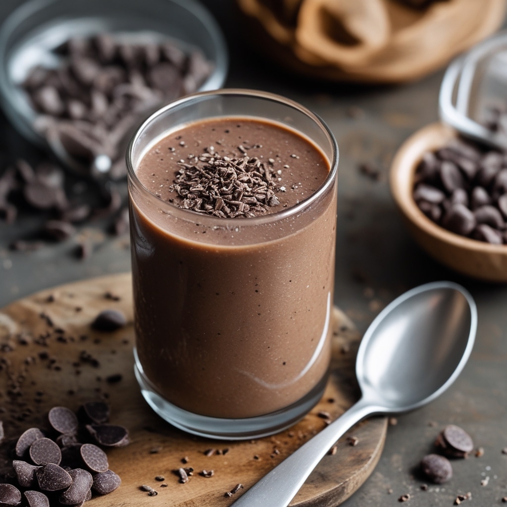 Hemp Seed Chocolate Protein Smoothie