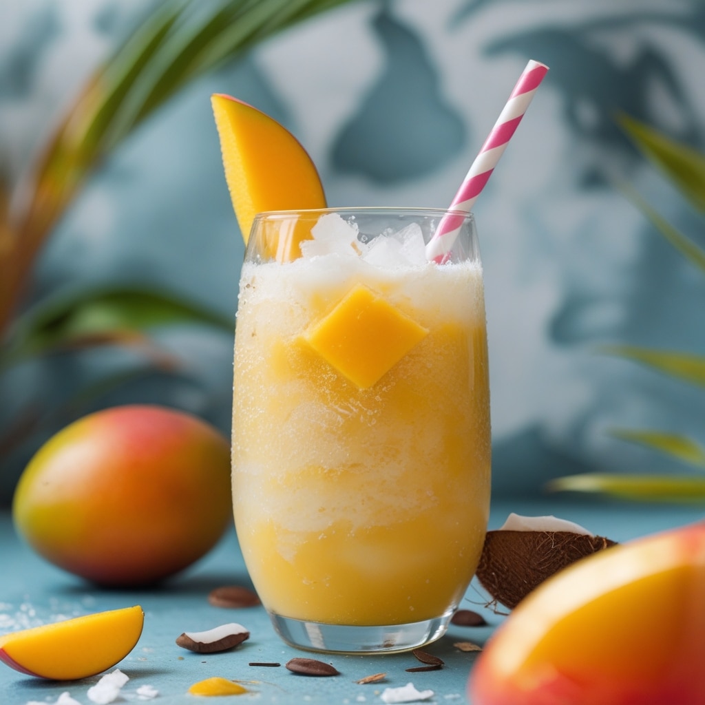 Mango Coconut Collagen Cooler