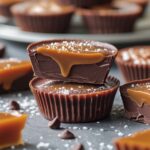 High Protein Salted Caramel Chocolate Cups