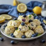 High Protein Lemon Blueberry Cottage Cheese Bites