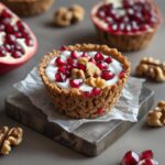 High Protein Pomegranate Walnut Cups