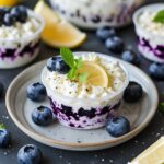 High Protein Blueberry Lemon Cottage Cheese Cups