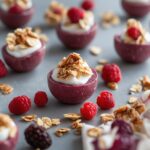 High Protein Acai Granola Yogurt Bites