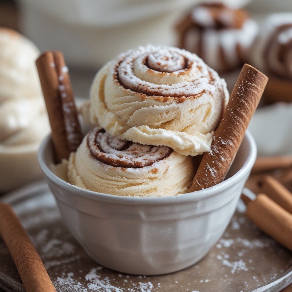 Cinnamon Roll Ice Cream