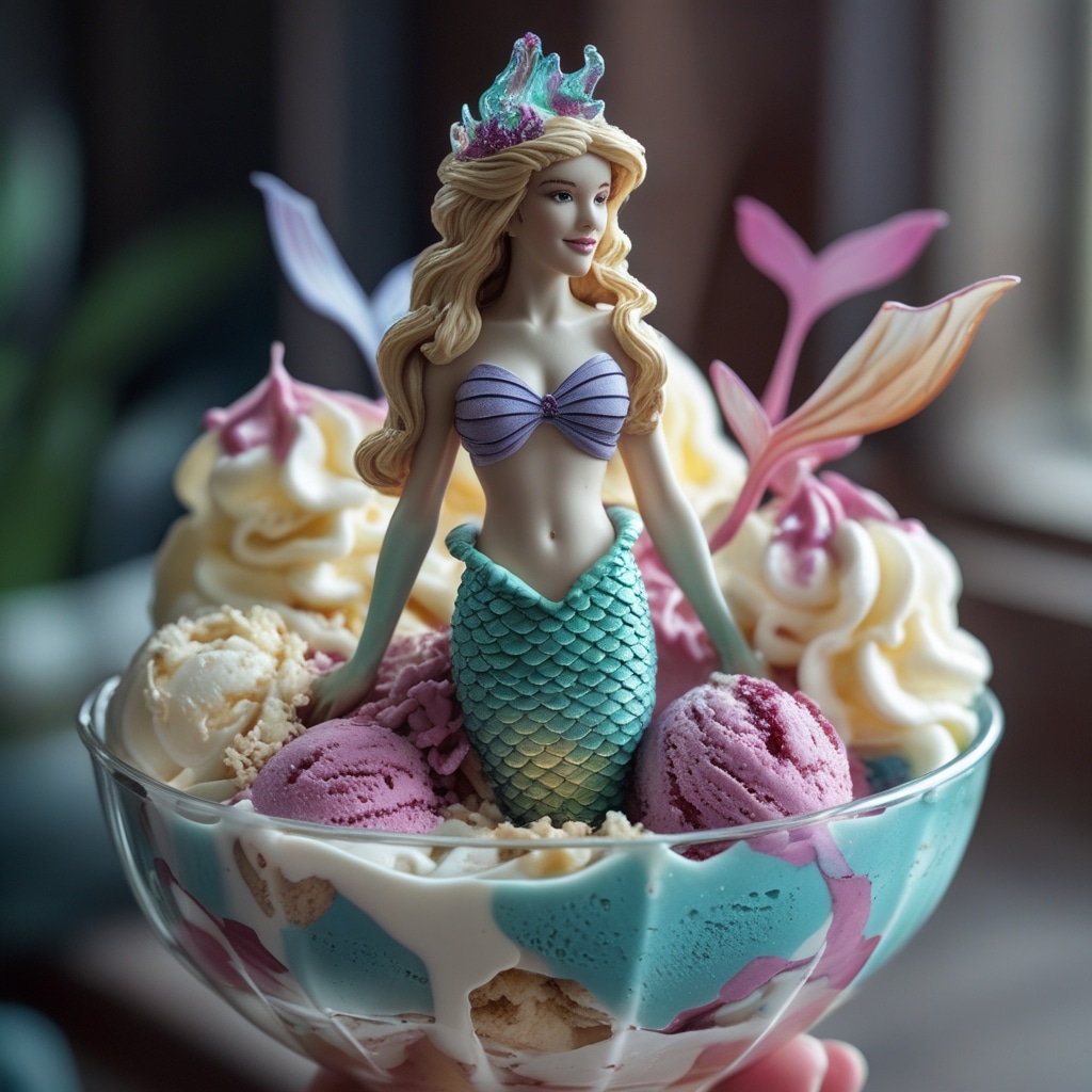 Mermaid Ice Cream Sundae